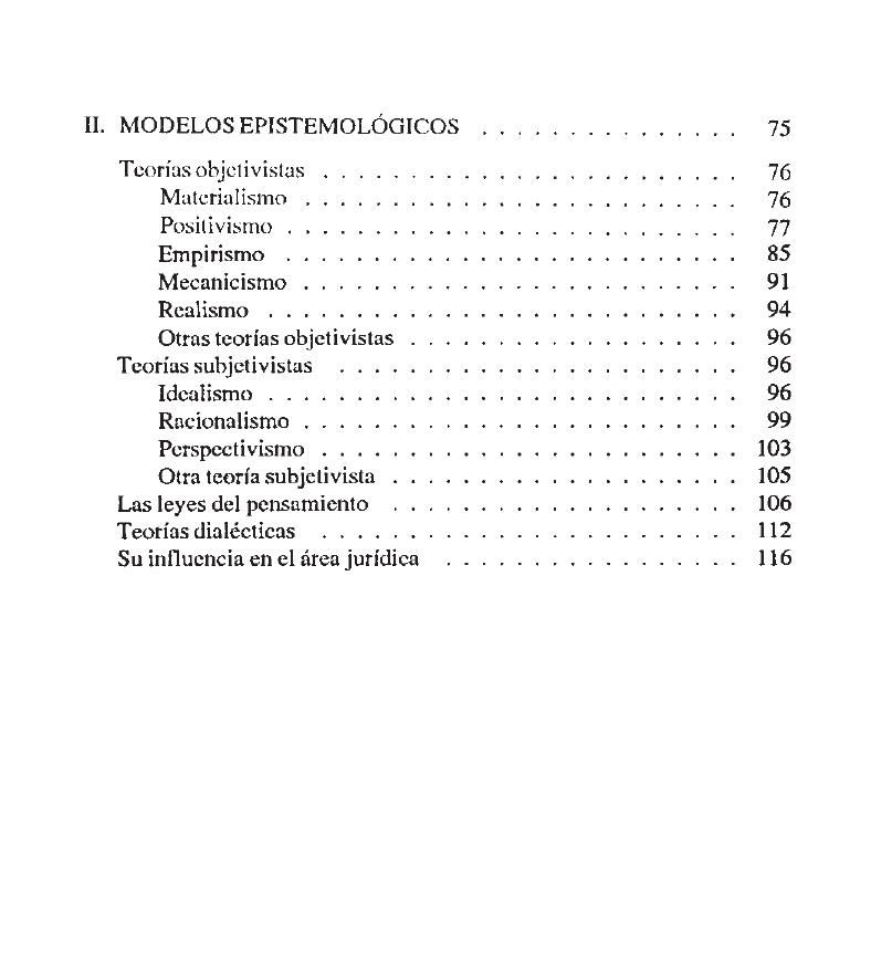 Modelos epistemológicos